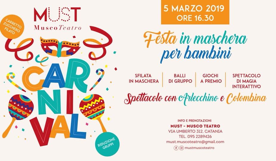 Carnevale per bambini in Sicilia 2019